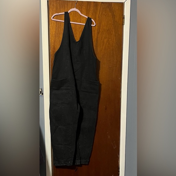 Free People High Roller Overall Denim Jumpsuit - Picture 5 of 5